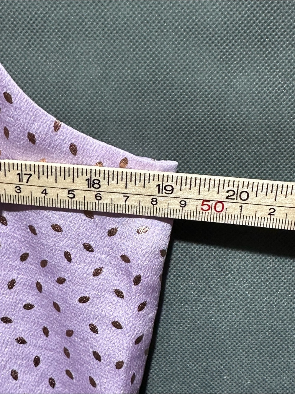 NWT Express Lavender Gold Foil Dotted Cami Tank Top Medium - Picture 5 of 6